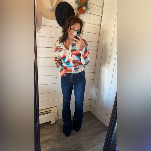 Aztec Western Button Up - Picture 2 of 2